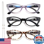 Eyeurl 3-PACK Cat Reading Glasses Women Blue Light Blocking Computer Fashion. Fixed Price $28.48.