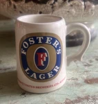 Vtg Tankards Of The World Great Breweries Foster's 1981 Franklin 3" Tall. Fixed Price $6.99.