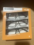 Design Optics Classic Reading Glasses 3-PACK +1.25. Fixed Price $8.99.