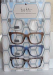 Nicole Miller 4-PACK Premium Quality Oversized Reading Glasses Readers New. Fixed Price $36.54.