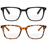 Yogo Vision 2 Pack Bifocal Reading Glasses Readers For Women Anti Glare. Fixed Price $17.99.