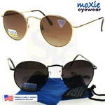 Bifocal Sunglasses W/case Cool! Round Metal 60'S Moxie Spring Hinges 1.50 2.75. Fixed Price $15.99.