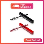 Mmoww Small Reading Glasses Women 2 Pairs Slim Pocket Readers With Pen Clip. Fixed Price $14.20.