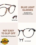 Jolisu 5PK Women's Blue Light Reading Spring Hinge Eyeglasses. Fixed Price $27.99.