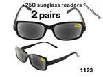 +250 Anti Reflective Tinted Lens Uv Protect Sun Reader Reading Glasses 1123. Fixed Price $11.77.