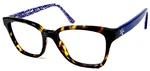 Tory Burch TY2052 1348 Brown Tortoise/navy Blue 51-18-135 Eyeglasses Frame. Fixed Price $56.00.