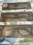 New Box 3 Pair Pack Precision Eyewear Premium Reading Glasses +1.50 Readers. Fixed Price $9.99.