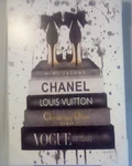 Stupell Industries Glam Fashion Book Stack Grey Bow Pump Heels Ink Wall Plaque,. Fixed Price $26.95.
