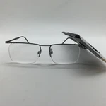 Foster Grant FGMR2101 Gun +2.00 Mens Reading Glasses Readers Half Rim. Fixed Price $9.95.