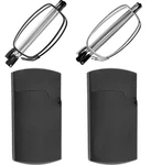 Success Eyewear Reading Glasses 2 Pair Black And Gunmetal Readers Compact. Fixed Price $17.99.