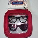 Max Studio Womens Pair Reading Red Sunglasses Travel Case +2.50. Fixed Price $29.00.