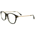 Tom Ford FT5553 Fb Unisex Plastic Eyeglass Frame 056 Striped Black Grey 54-19. Fixed Price $155.96.