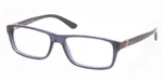 Polo Ralph Lauren Eyeglasses Frames 2104 5276 Black Blue Square 52-16-140. Fixed Price $60.00.