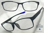 Sleek Contemporary Modern Sporty Reading Eye Glasses Readers Gray Frame +1.25. Fixed Price $13.01.