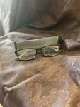 Foster Grant Men's Reading Glasses Black With Carrying Case. Fixed Price $8.00.