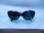 Vintage Ellen Tracy Sun Glasses Made Austria B 97-38 Private Eyes With Case. Fixed Price $16.00.