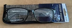 +1.25 Foster Grant Black Reading Glasses Case Slide Unisex Frame. Fixed Price $16.50.