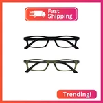 Opulize Ted Reading Glasses For Women Men, Lightweight Narrow Rectangular Matt. Fixed Price $18.31.
