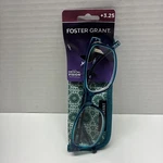 Foster Grant Pearla + 3.25 Tel Teal Reading Readers Glasses. Fixed Price $9.95.