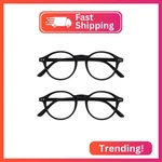 Opulize Rey Reading Glasses For Women Men, Retro Round Frame With Spring Hinges,. Fixed Price $16.94.