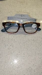 New-cartel Vitry Brown Rectangle Aspherical Lens Diopter +1.50 Reading Glasses. Fixed Price $14.00.