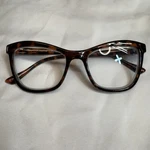 Betsey Johnson Readers Tortoiseshell Cats Eye 52 18-143 +2.50 MS0623 VMP2005. Fixed Price $15.00.