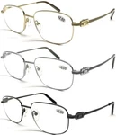 Quality Square Reading Glasses/metal Optical Frame/ -titanium Arm Design HT60. Fixed Price $10.73.