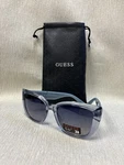 New Guess Women's Crystal Blue Cat Eye Gradient Designer Sunglasses. Fixed Price $65.00.