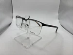 Esquire 1598 55-18-140 Sat. Gunmetal Half Rim Men Eyeglasses A3825. Fixed Price $59.00.