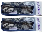 Lot Foster Grant Women's Reading Glasses Cheaters +3.25 Magnifying Eyes Blue. Fixed Price $15.00.