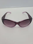 Foster Grant Summer Fashion Sunglasses Women Purple Flowers Cut Out. Fixed Price $6.98.