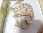 Basket Of Flowers Pink Original Box Adrienne Picard Designer Rhinestone. Fixed Price $17.60.