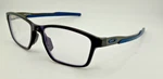 Oakley Metalink Eyeglasses Frames Only OX8153-0755 Black / Blue 55-17-136. Fixed Price $64.88.