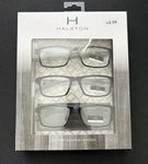Halston Fashion 3 Pack +2.50 Multi Color Reading Designer Glasses Readers. Fixed Price $19.00.