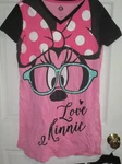 Disney Store Minnie Mouse Glasses Nightgown Sleepshirt Ladies Size Xs/s Pink. Fixed Price $5.71.