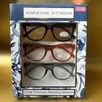 Adrienne Vittadini 3 Pair Premium Reading Glasses +1.50. Fixed Price $28.98.