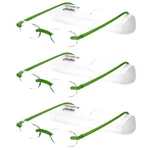 Calabria 715 Flexies Oval Bendable Rimless Reading Glasses +2.00 Celery (3PACK). Fixed Price $49.95.