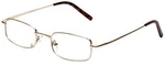 Calabria Reading Glasses R753 Shiny Gold Metal Spring Hinge Choose W/case&power. Fixed Price $9.95.