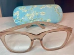 Jones New York JNR157 Women's Reading Glasses +3.00-TRANSPARENT "rose Water". Fixed Price $10.99.