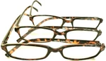 3 Pairs (in Pack) Fgx E-z Readers Hadley Tortoise Reading Glasses +1.25 New. Fixed Price $9.99.
