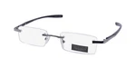 New Donald Trump DTR06 Readers Mens Rectangular Gray Shiny Gunmetal 0-0-0. Fixed Price $39.95.