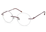 Eyekepper Frameless Reading Glasses Women - Round Rimless Readers +2.00, Red. Fixed Price $27.99.
