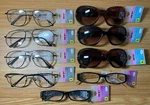 Ez Readers Reading Glasses Lot Of 9 Pairs - New +2.50 Magnification. Fixed Price $9.98.