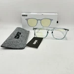 Izipizi Essentia Unisex #e Square Full Rim Screen Reading Glasses +2 Frozen Blue. Fixed Price $39.99.