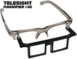 Magnifying Glasses Telesight Magnifier # 45 2-1/4X, 8" Distance' Half Frame. Fixed Price $44.99.