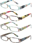 Kerecsen Women's Reading Glasses 4 Pairs Ladies Fashion Spring Pack Mix. Fixed Price $21.82.