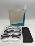 Foster Grant Design Optics 668 Metal Square Reading Glasses +1.75 3-PACK. Fixed Price $16.99.