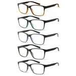 Joschoo Reading Glasses 5 Pack Blue Light Blocking 138-18-140, Mix Clour. Fixed Price $23.99.