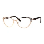 Women's Reading Glasses Magnified Readers Cat Eye Frame Spring Hinge. Fixed Price $14.95.