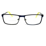 Carrera CA6630 5R1 Navy Blue Yellow Rectangular Eyeglass Frames 56-17-140 Mens. Fixed Price $40.84.